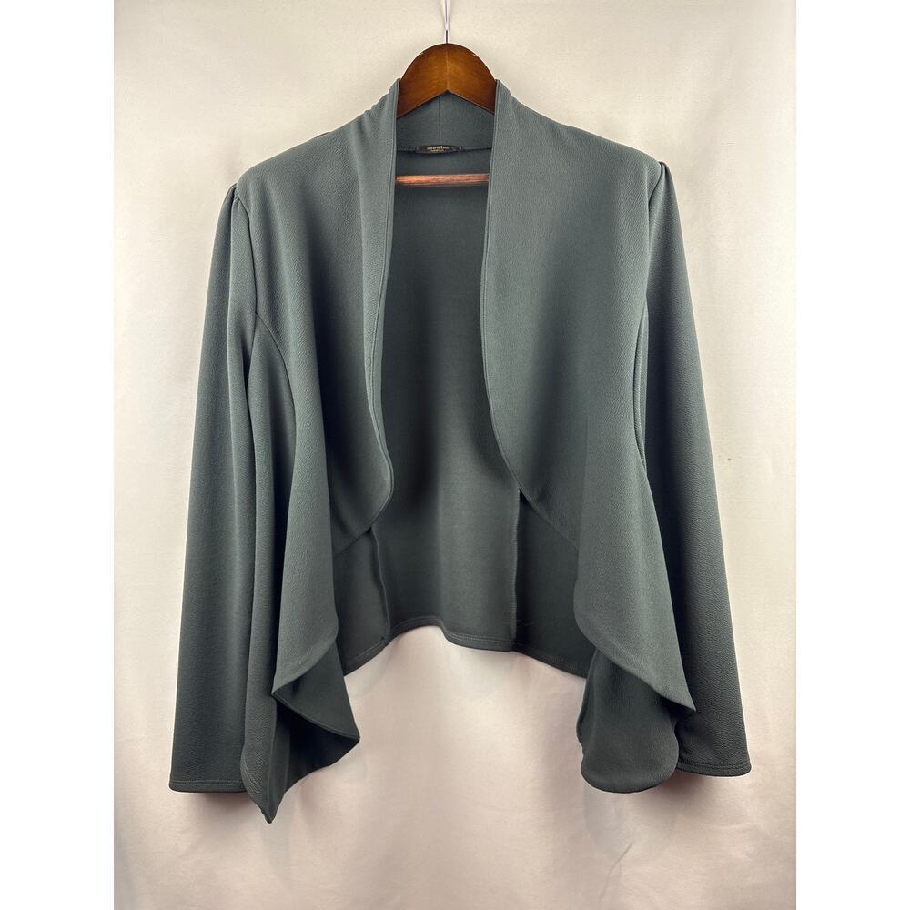 Women’s Ssoulm XL Charcoal Grey Blazer Sweater